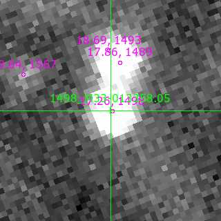 M33-013358.05 in filter B on MJD  60651.160