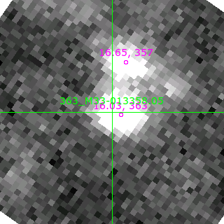 M33-013358.05 in filter I on MJD  58342.360