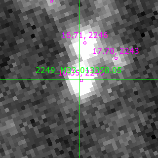 M33-013358.05 in filter I on MJD  60651.160