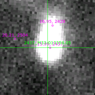 M33-013358.05 in filter R on MJD  56599.180