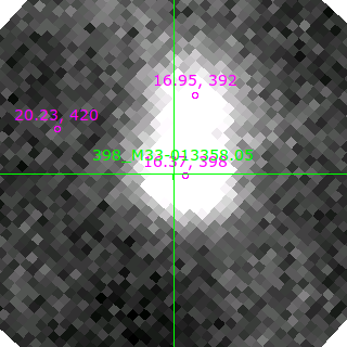 M33-013358.05 in filter R on MJD  58420.060