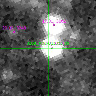 M33-013358.05 in filter R on MJD  60172.380