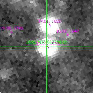 M33-013358.05 in filter R on MJD  60342.090