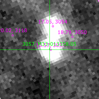 M33-013358.05 in filter R on MJD  60533.380