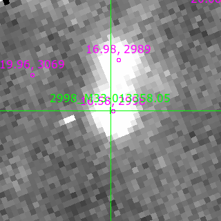 M33-013358.05 in filter R on MJD  60595.130