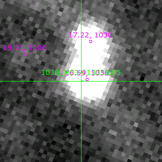 M33-013358.05 in filter V on MJD  57964.370
