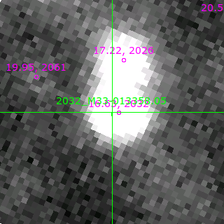 M33-013358.05 in filter V on MJD  57988.410