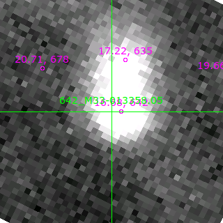 M33-013358.05 in filter V on MJD  58045.150