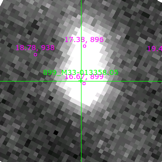 M33-013358.05 in filter V on MJD  58073.180