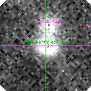 M33-013358.05 in filter V on MJD  58433.000