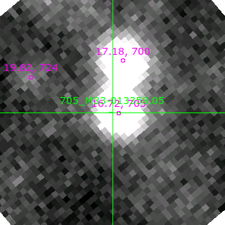 M33-013358.05 in filter V on MJD  58696.390