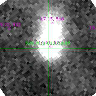 M33-013358.05 in filter V on MJD  58779.150