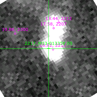 M33-013358.05 in filter V on MJD  59056.380