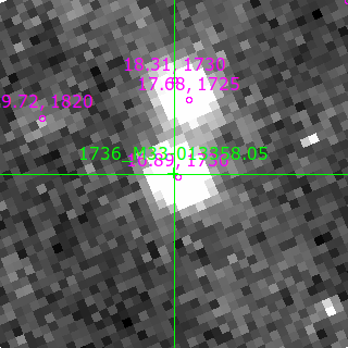 M33-013358.05 in filter V on MJD  60504.380