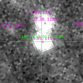 M33-013358.05 in filter V on MJD  60529.370