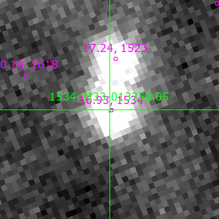 M33-013358.05 in filter V on MJD  60612.150