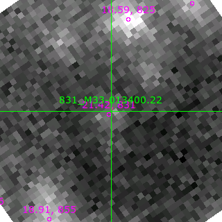 M33-013400.22 in filter B on MJD  58784.120