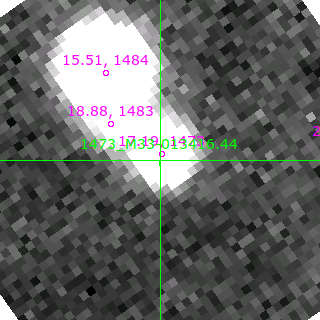 M33-013416.44 in filter B on MJD  58784.140