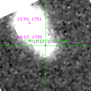 M33-013416.44 in filter B on MJD  59851.170