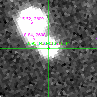 M33-013416.44 in filter B on MJD  60172.370