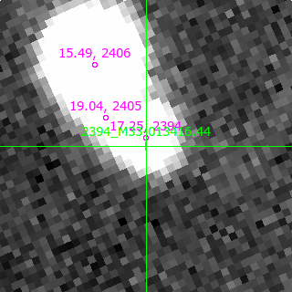 M33-013416.44 in filter B on MJD  60290.190