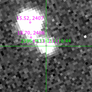 M33-013416.44 in filter B on MJD  60504.380
