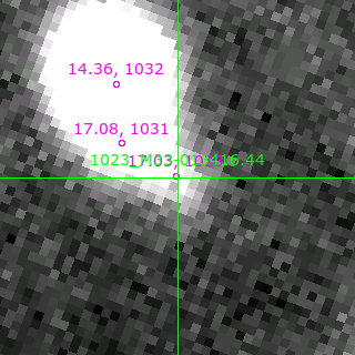 M33-013416.44 in filter I on MJD  57687.130