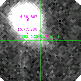 M33-013416.44 in filter I on MJD  58420.100