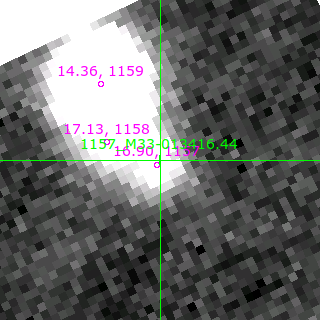 M33-013416.44 in filter I on MJD  59851.170