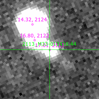 M33-013416.44 in filter I on MJD  60529.380