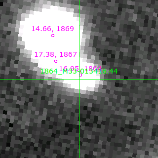 M33-013416.44 in filter R on MJD  56982.220