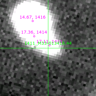 M33-013416.44 in filter R on MJD  57328.190