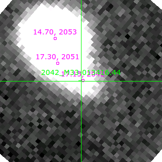 M33-013416.44 in filter R on MJD  58375.140