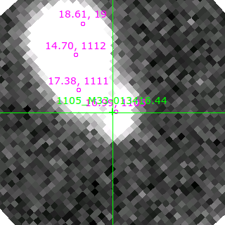 M33-013416.44 in filter R on MJD  58672.390