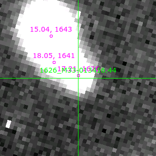 M33-013416.44 in filter V on MJD  57335.180