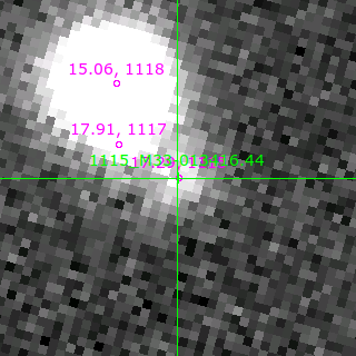 M33-013416.44 in filter V on MJD  57406.100