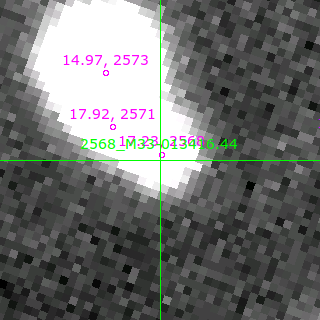 M33-013416.44 in filter V on MJD  57634.370