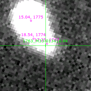 M33-013416.44 in filter V on MJD  57687.130