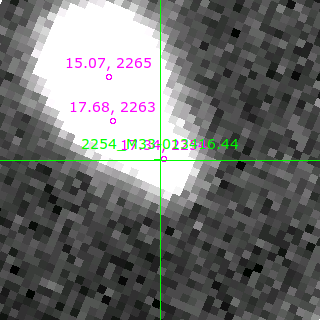 M33-013416.44 in filter V on MJD  57964.330