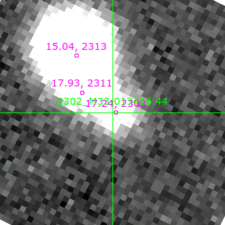 M33-013416.44 in filter V on MJD  58103.180