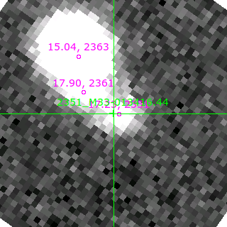 M33-013416.44 in filter V on MJD  58342.400
