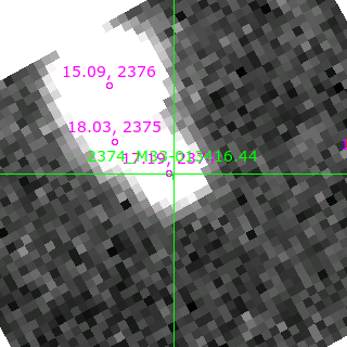 M33-013416.44 in filter V on MJD  59227.120