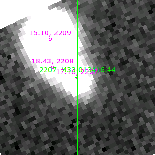 M33-013416.44 in filter V on MJD  59851.170