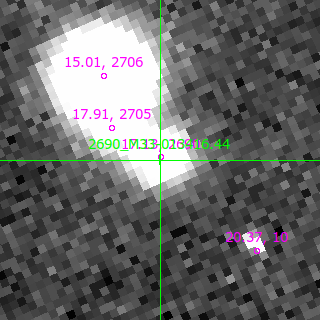 M33-013416.44 in filter V on MJD  60205.150