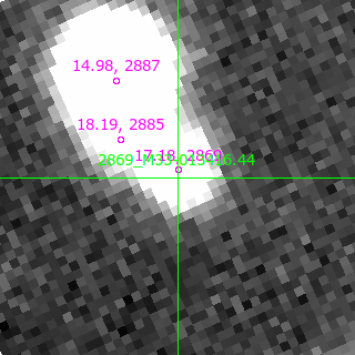 M33-013416.44 in filter V on MJD  60290.190