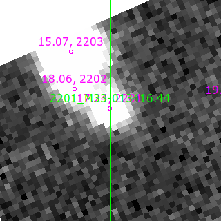 M33-013416.44 in filter V on MJD  60529.380