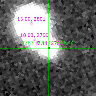 M33-013416.44 in filter V on MJD  60612.140