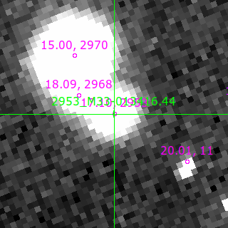 M33-013416.44 in filter V on MJD  60651.140
