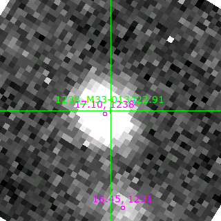 M33-013422.91 in filter B on MJD  58317.370