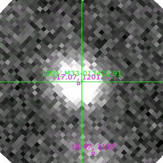 M33-013422.91 in filter B on MJD  58420.080